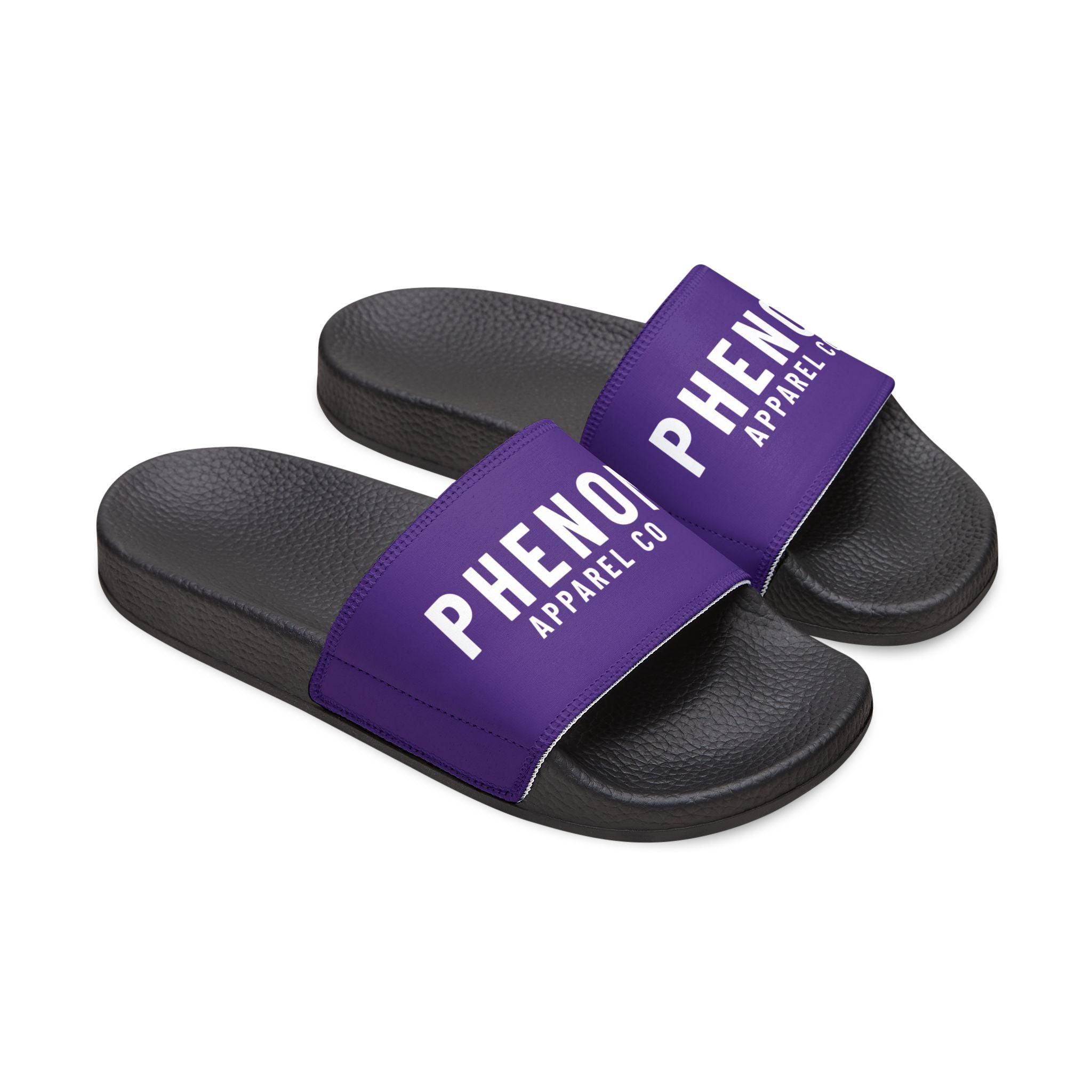 PHENOM - Men's Purple Slides for MMA Athletes – Show Your Rank with Style