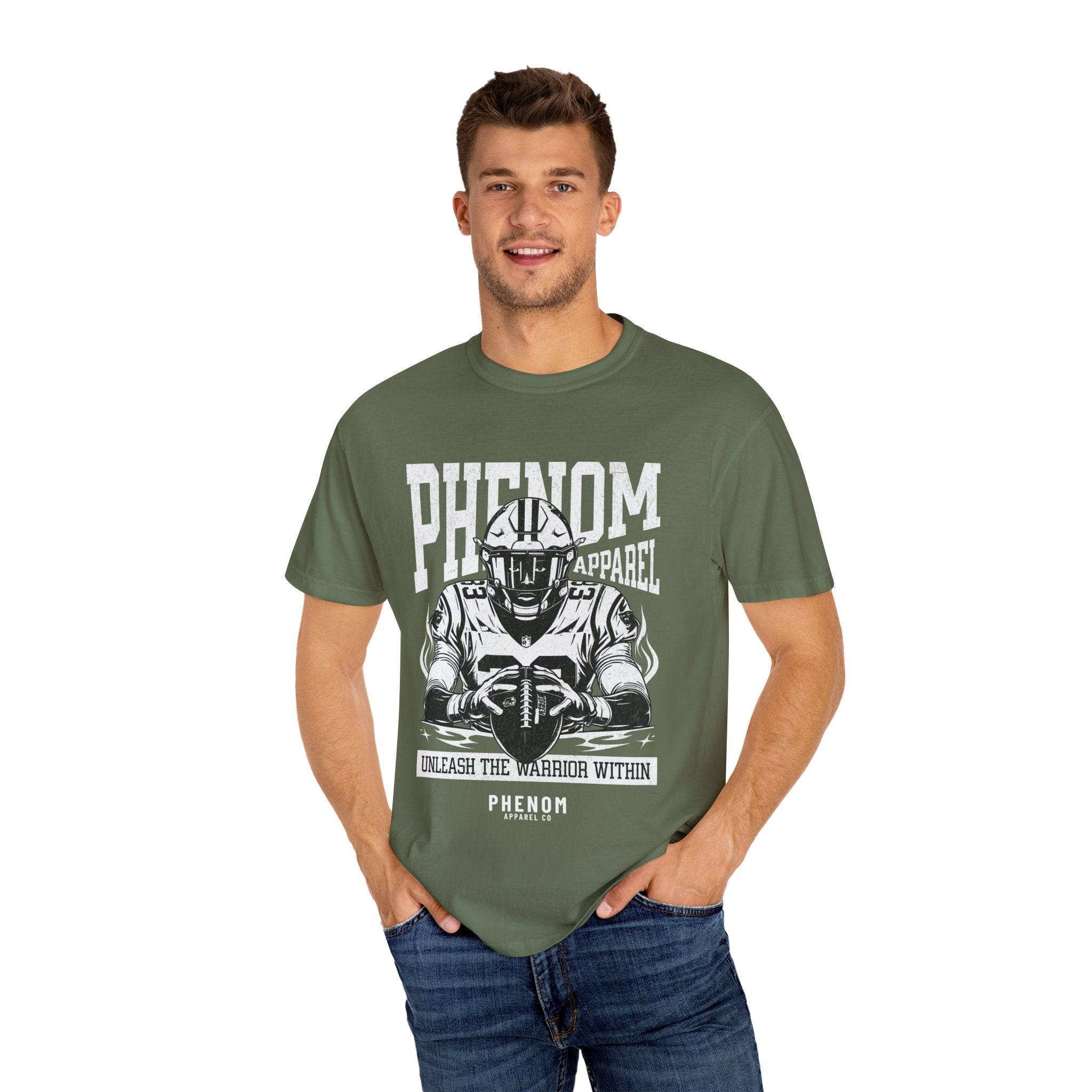 PHENOM - Football Graphic Tee – Motivational Wear for Athletes