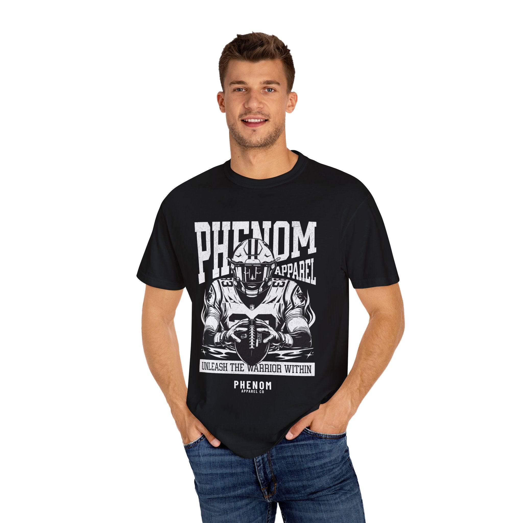 PHENOM - Football Graphic Tee – Motivational Wear for Athletes