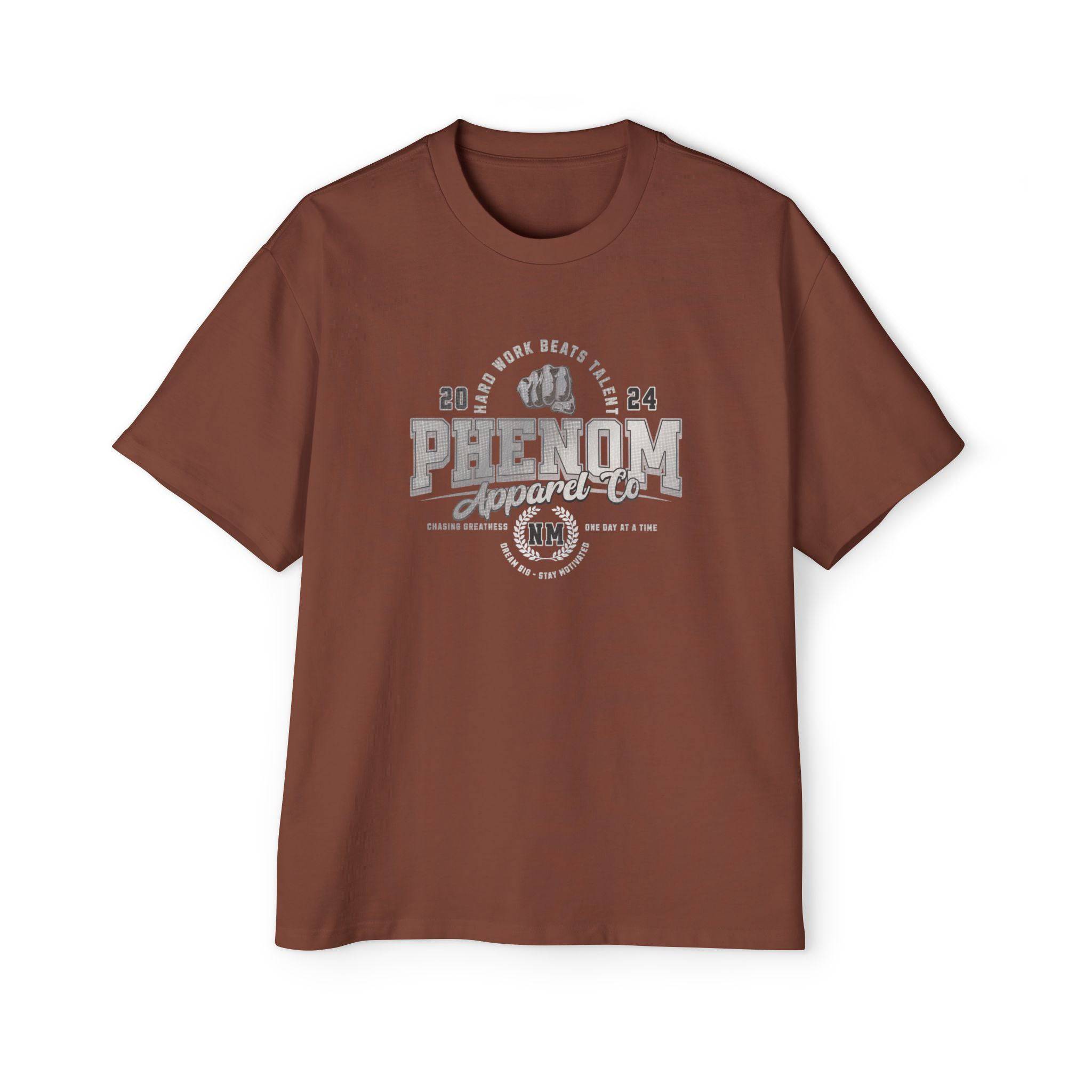 PHENOM - Men's Hard Work Oversized Tee