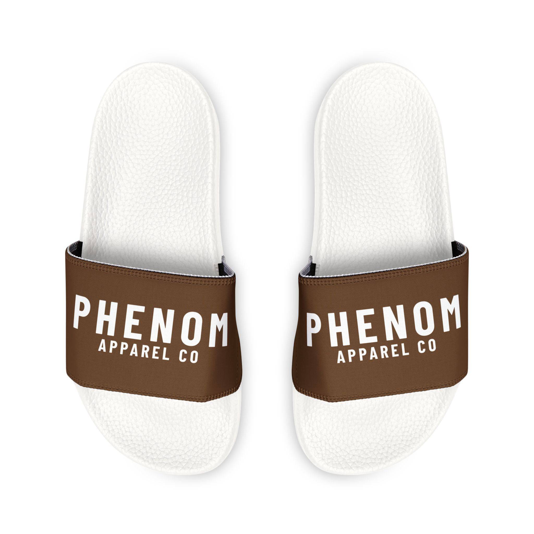 PHENOM - Men's Brown Jiu-Jitsu Inspired Slides – Durable and Customizable for Athletes