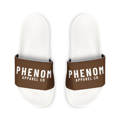 PHENOM - Men's Brown Jiu-Jitsu Inspired Slides – Durable and Customizable for Athletes