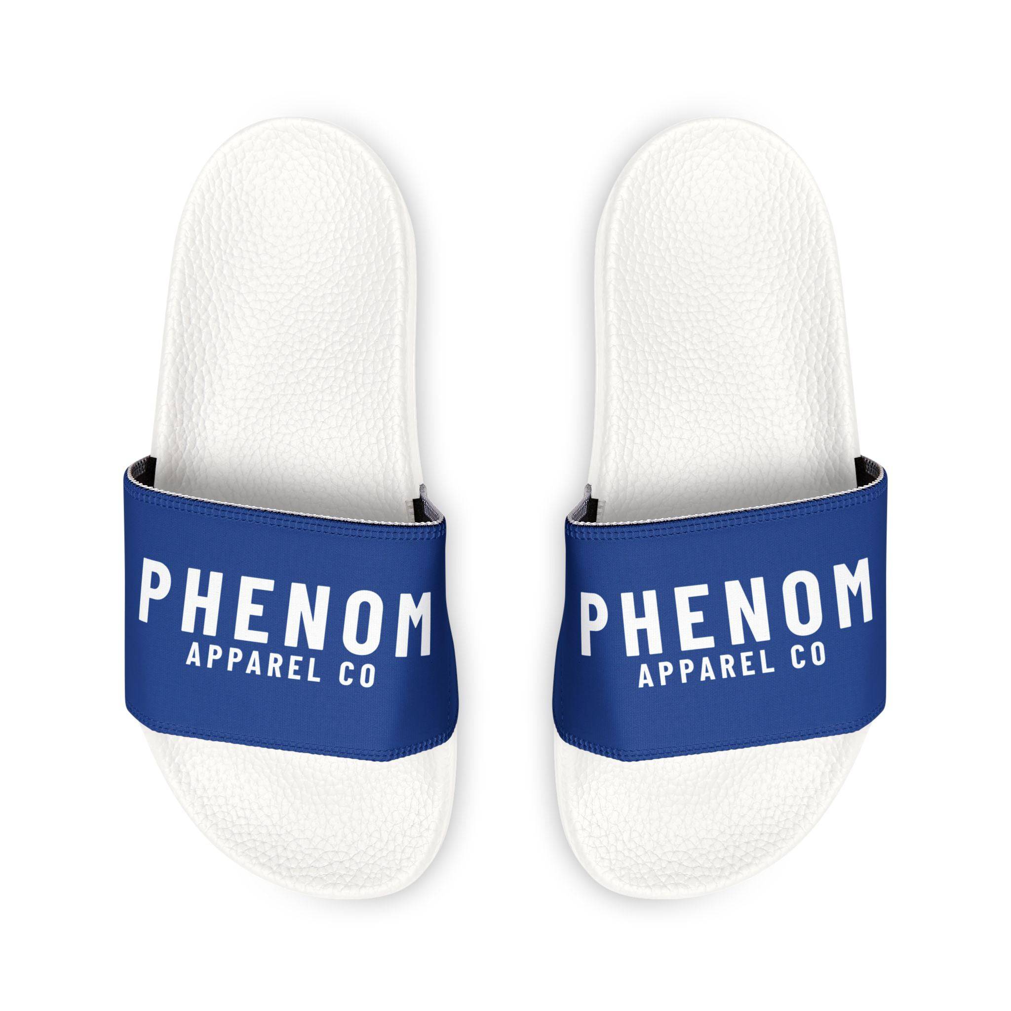 PHENOM - Men's Jiu-Jitsu Inspired Blue Slides – Durable and Customizable for Athletes