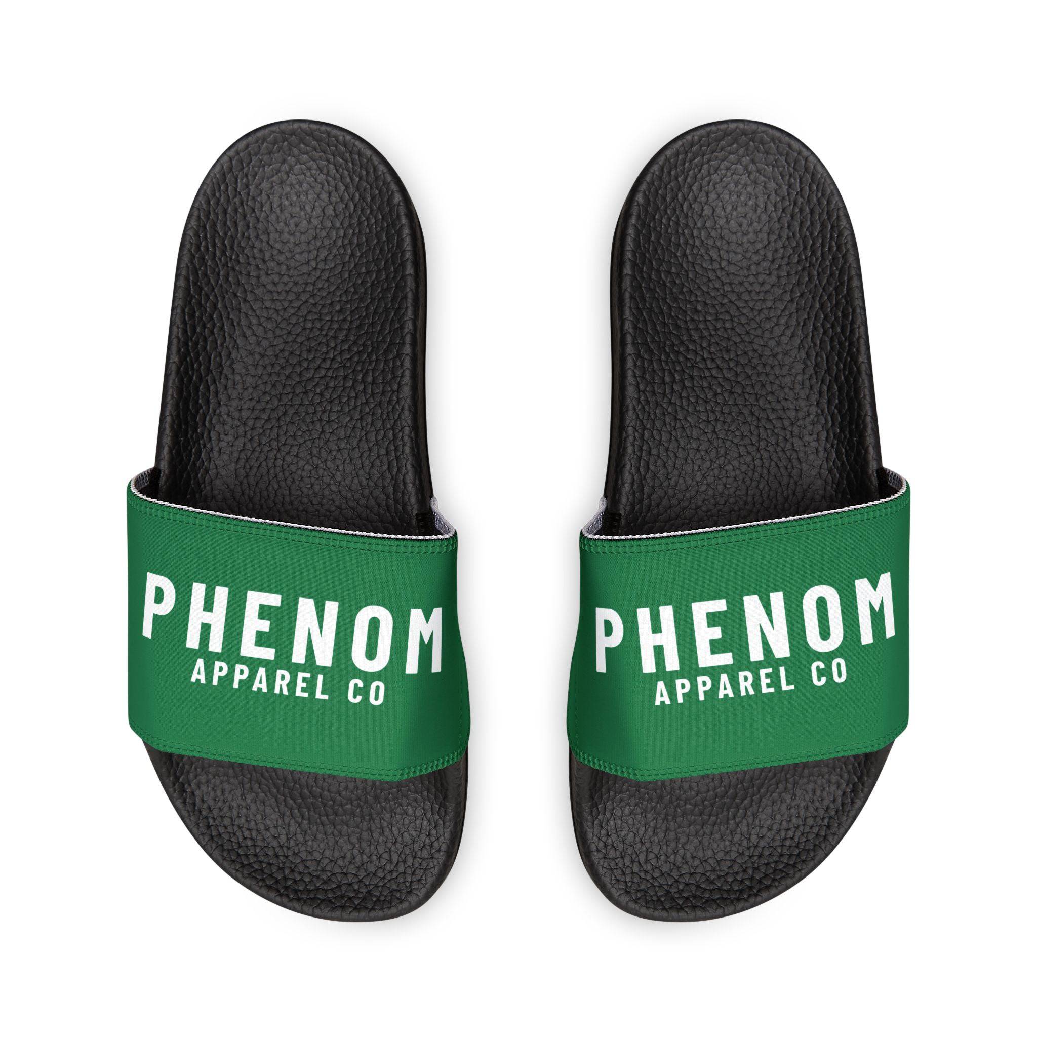 PHENOM - Men's Green Ranked Slides – Interchangeable Strap Design