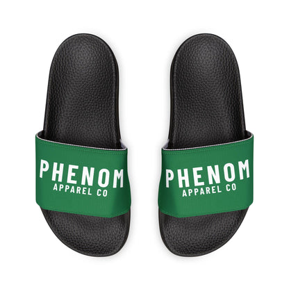 PHENOM - Men's Green Ranked Slides – Interchangeable Strap Design