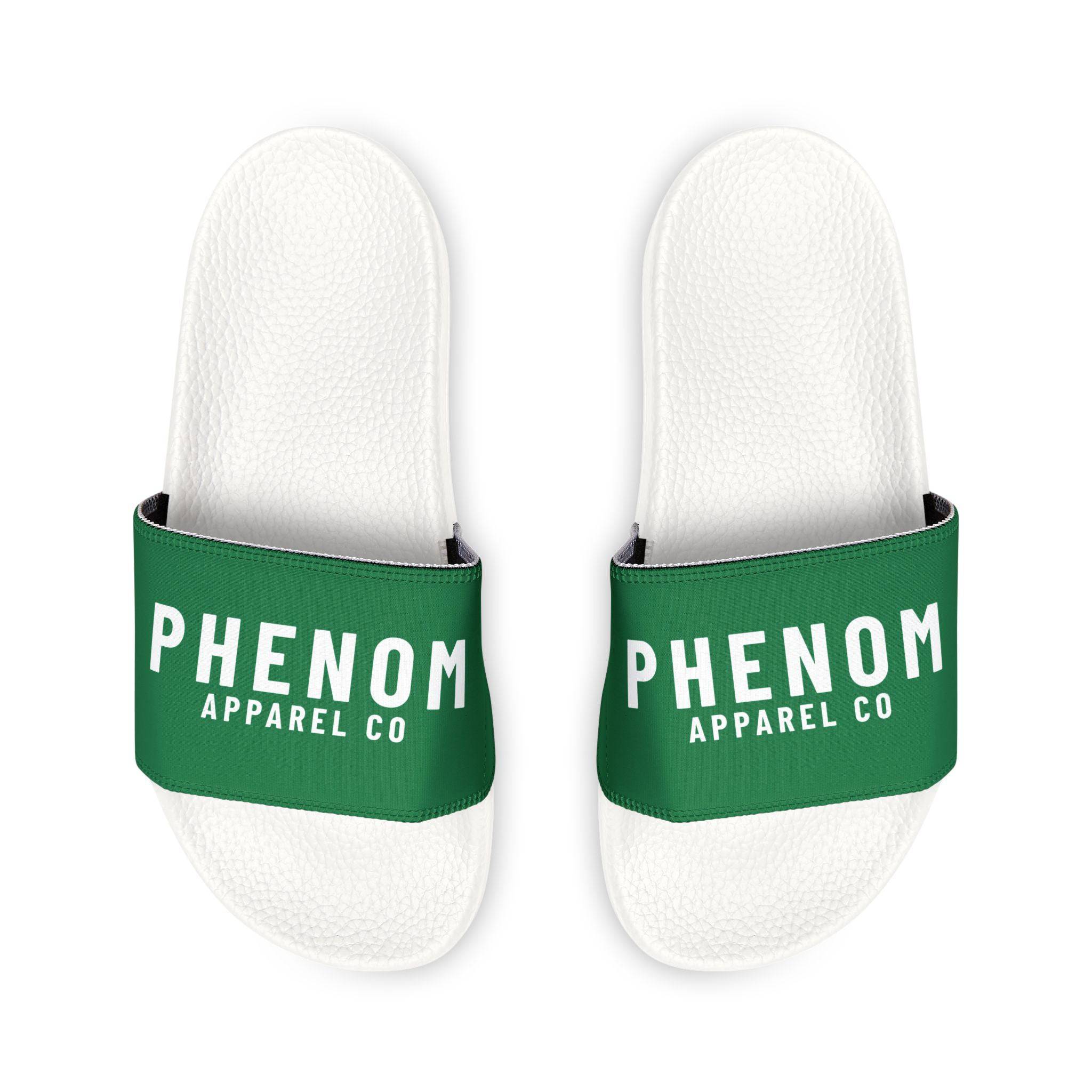 PHENOM - Men's Green Ranked Slides – Interchangeable Strap Design