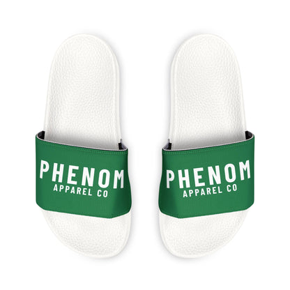 PHENOM - Men's Green Ranked Slides – Interchangeable Strap Design