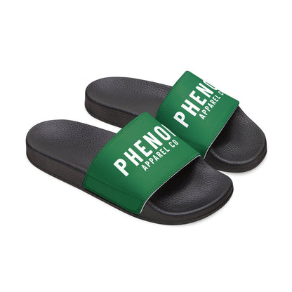 PHENOM - Men's Green Ranked Slides – Interchangeable Strap Design