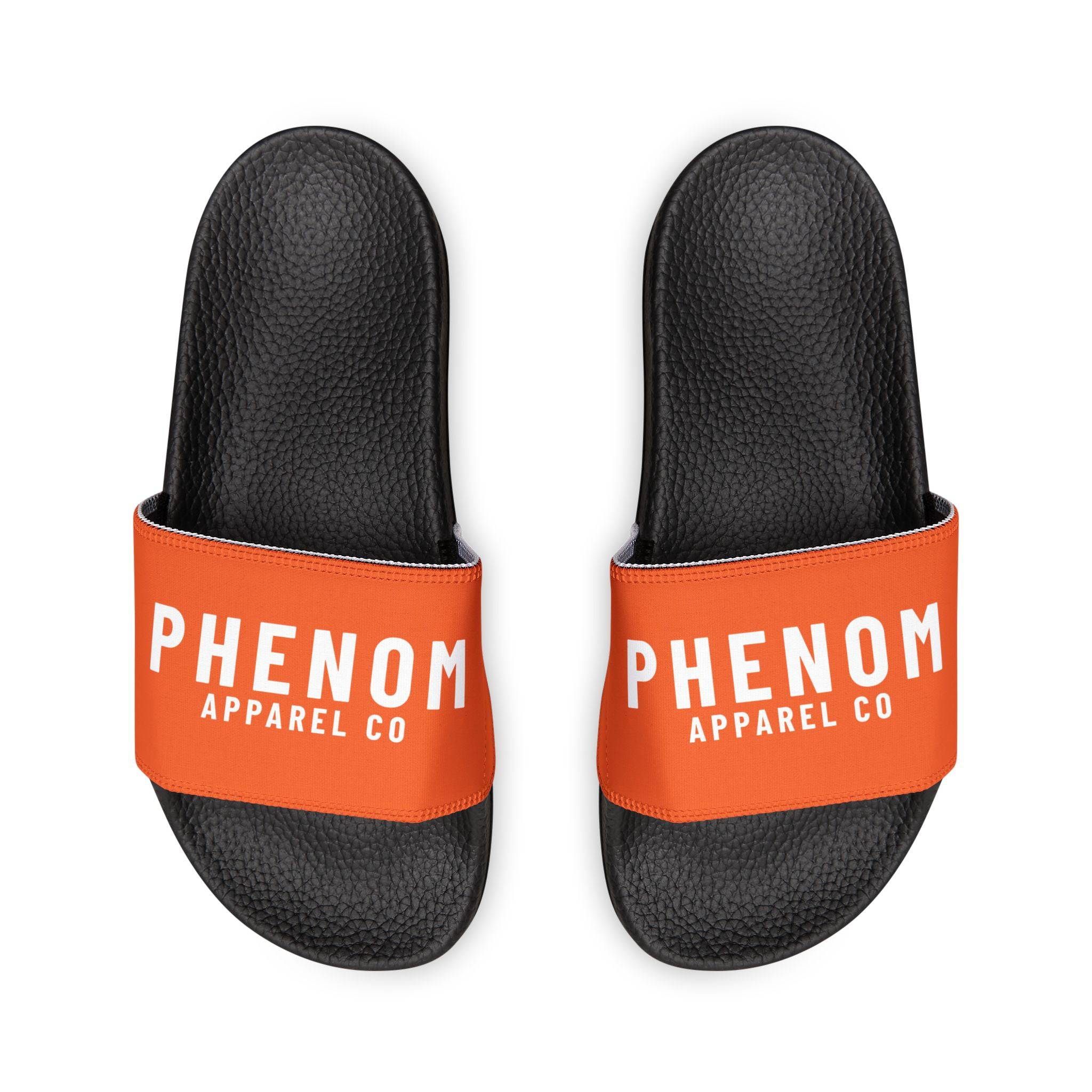 PHENOM - Men's Orange Ranked Slides – Interchangeable Strap Design