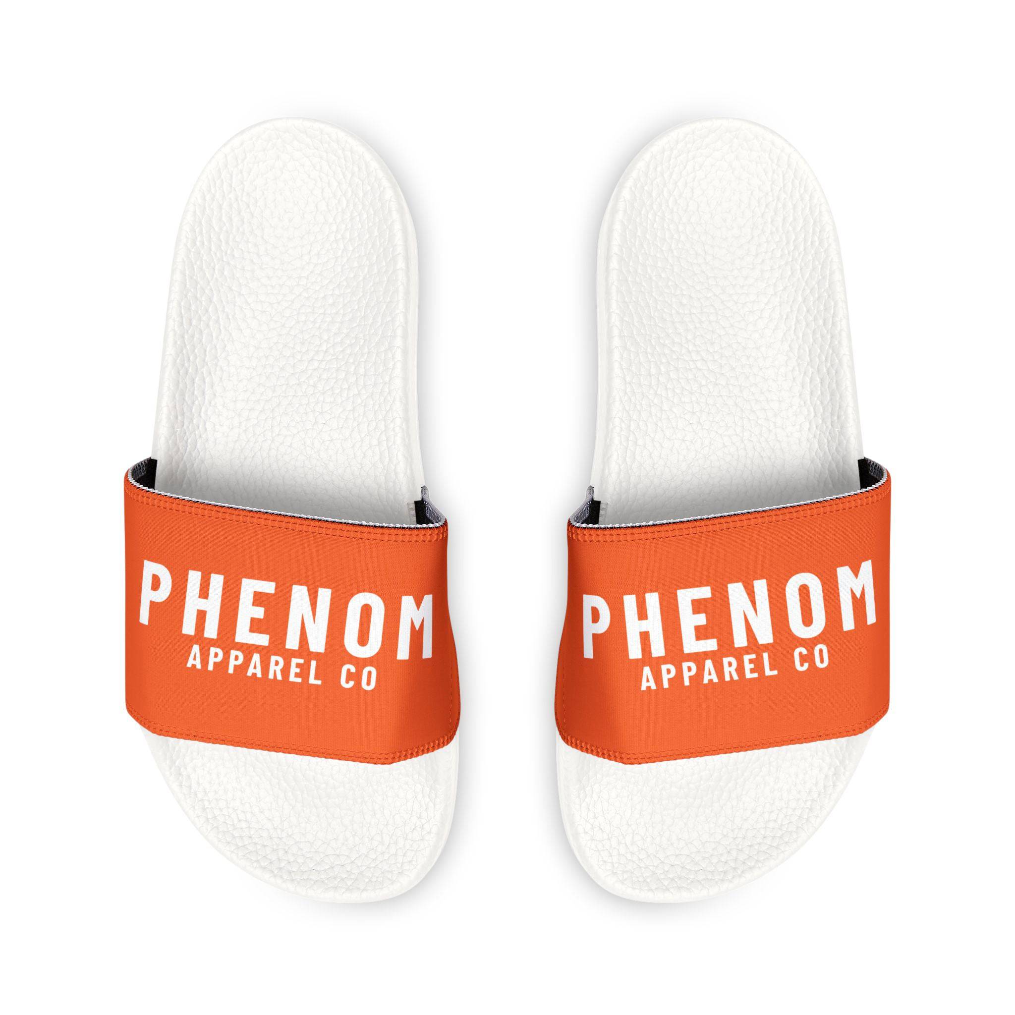 PHENOM - Men's Orange Ranked Slides – Interchangeable Strap Design