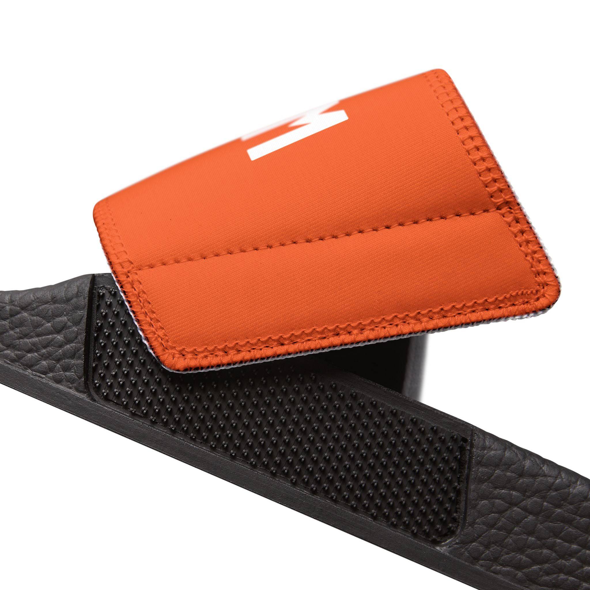 PHENOM - Men's Orange Ranked Slides – Interchangeable Strap Design