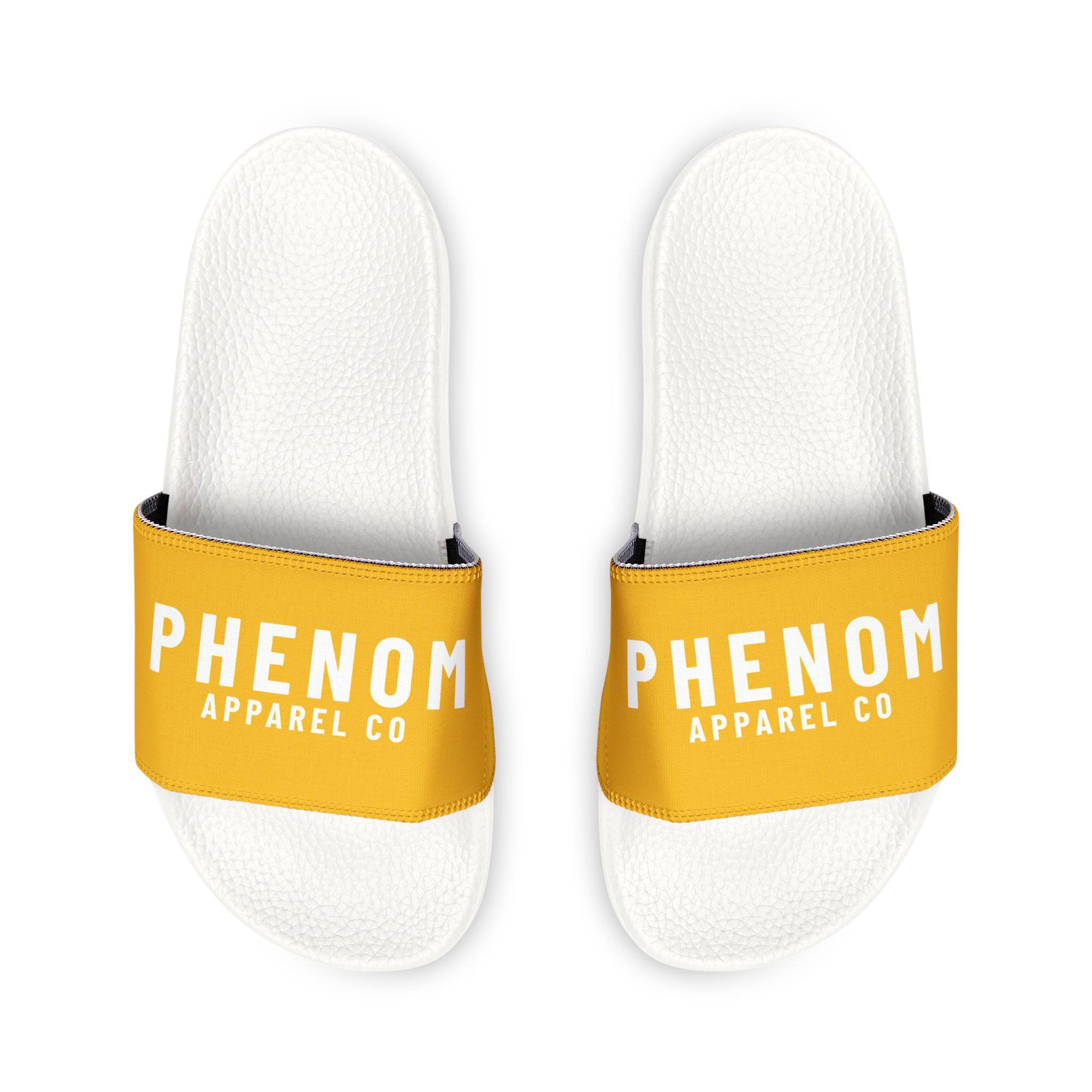 PHENOM - Men's Yellow Ranked Slides – Interchangeable Strap Design