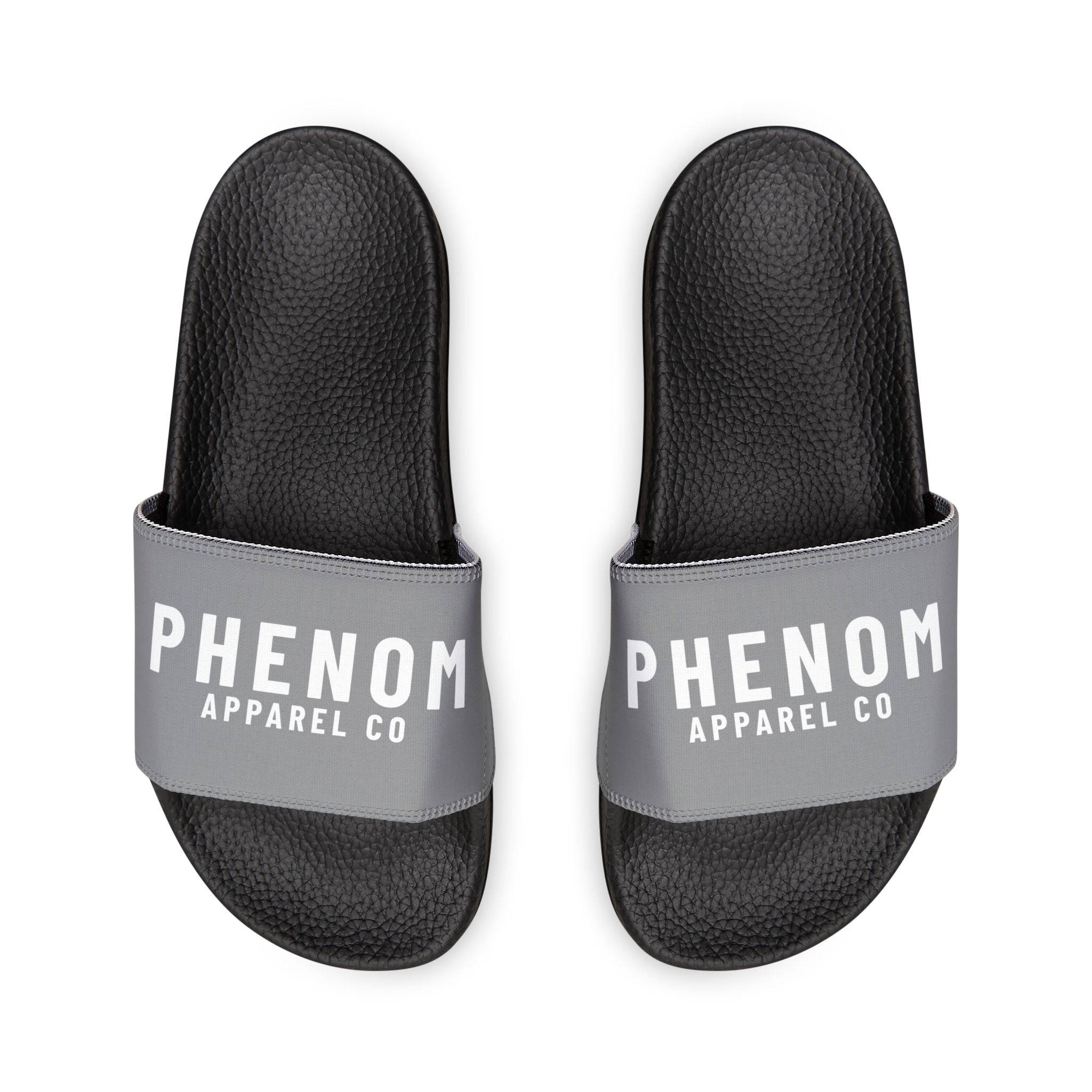 PHENOM - Men's Grey Ranked Slides – Interchangeable Strap Design