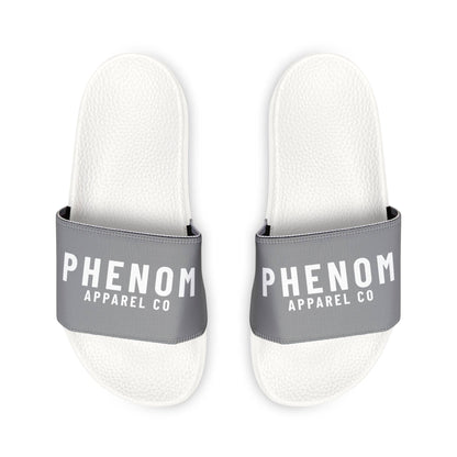 PHENOM - Men's Grey Ranked Slides – Interchangeable Strap Design