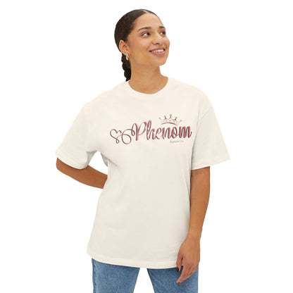 PHENOM - Women's Heart Sig Oversized Boxy Tee